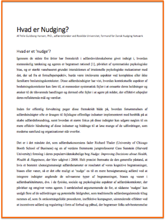 nudging